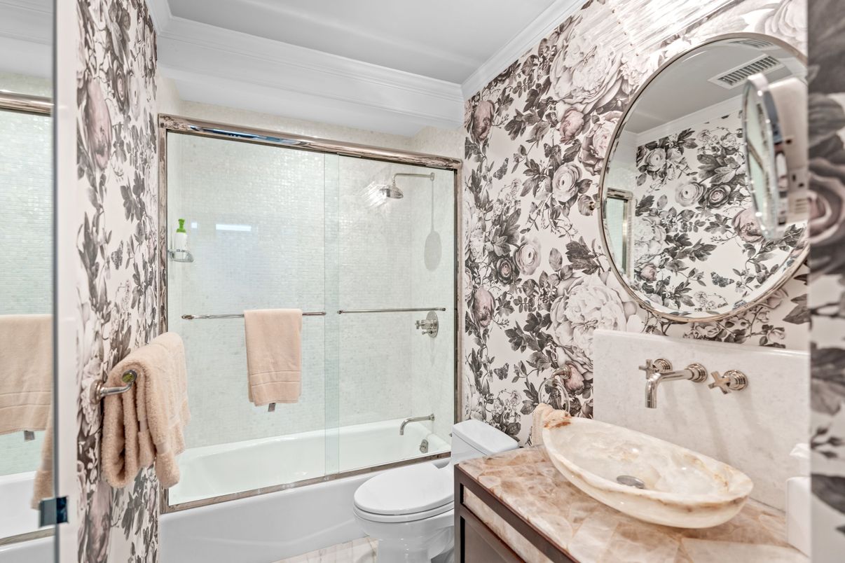 Bathroom, Glass Shower, Interior