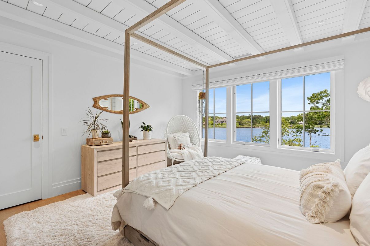 Bedroom, Interior, Water, Wood Texture Flooring