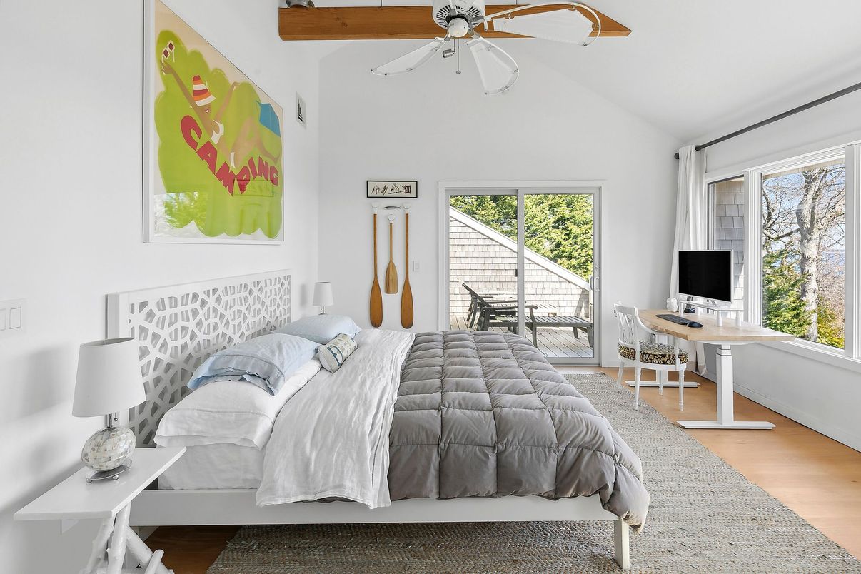 Bedroom, Interior, Wooden Beams, Wood Texture Flooring