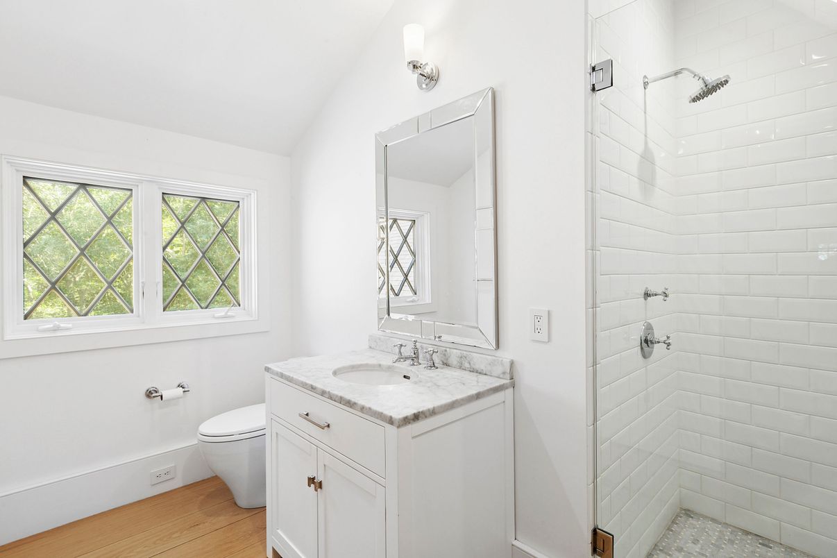 Bathroom, Interior, Wood Texture Flooring
