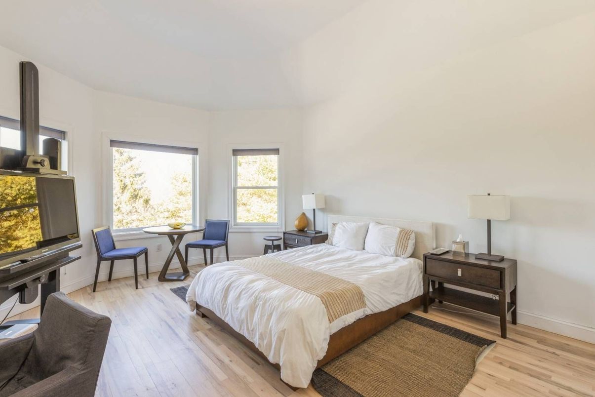 Bedroom, Interior, Wood Texture Flooring