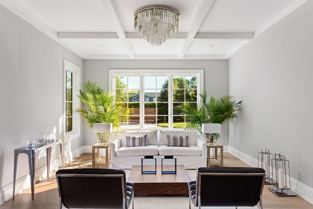 Chandelier, Interior, Living room, Wood Texture Flooring