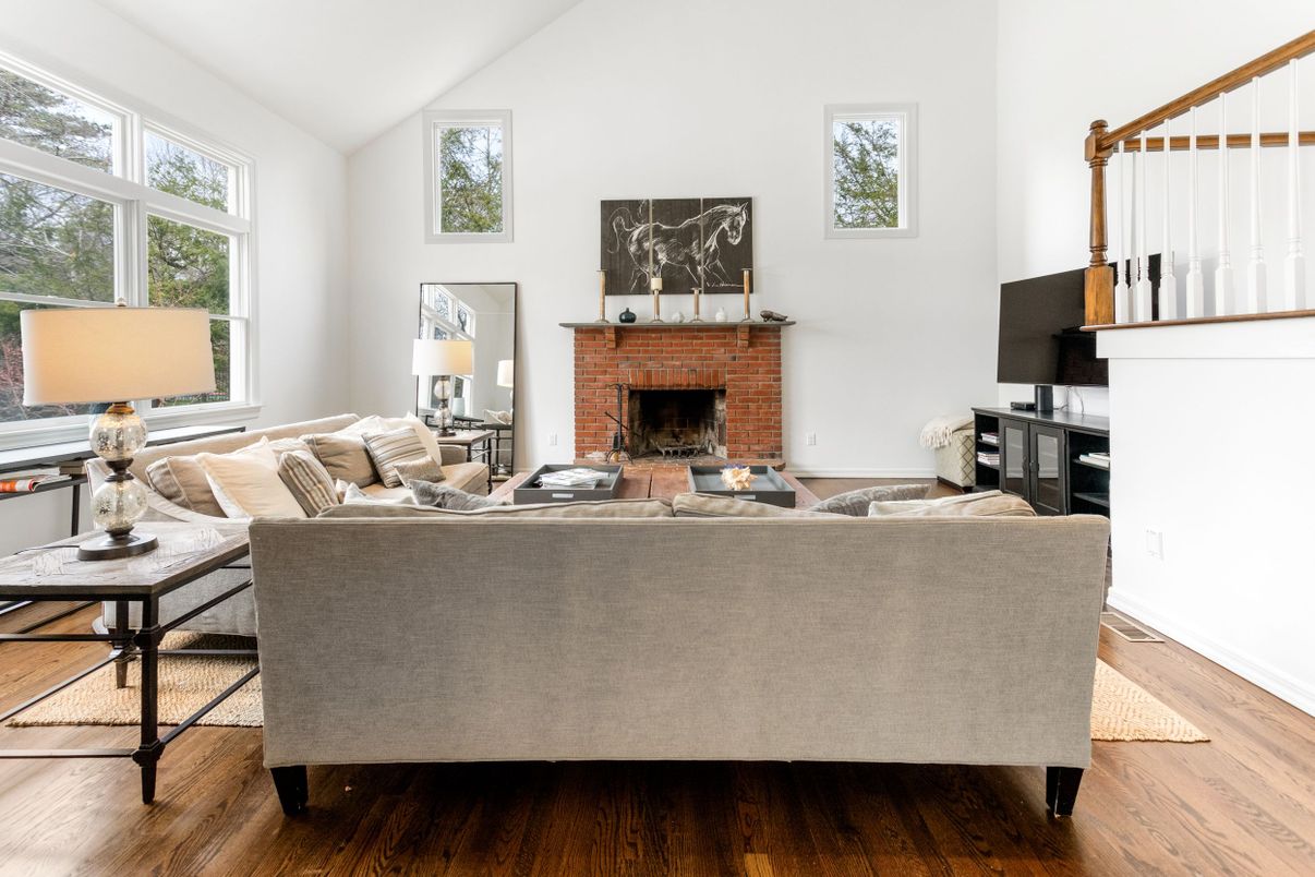Fireplace, Interior, Living room, Wood Texture Flooring