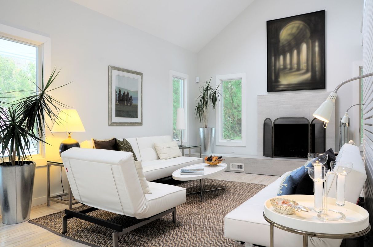 Fireplace, Interior, Living room, Wood Texture Flooring