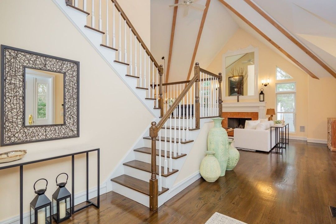 Fireplace, Interior, Living room, Wood Texture Flooring