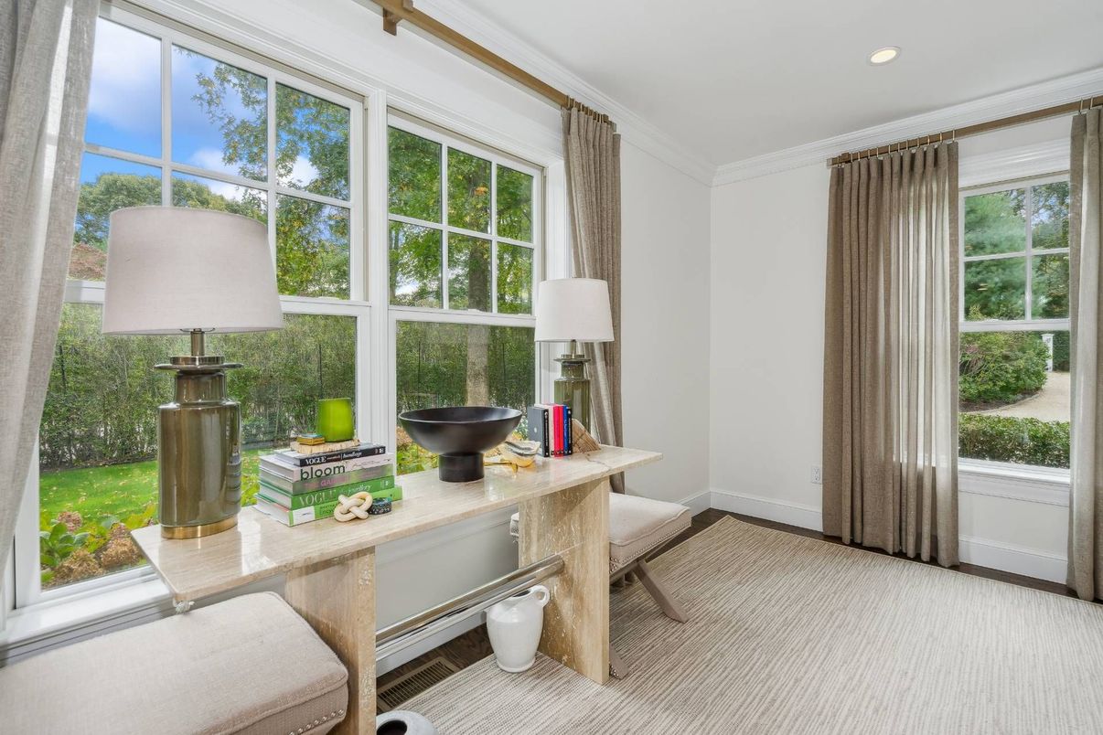Home Office, Interior, Recessed Lighting