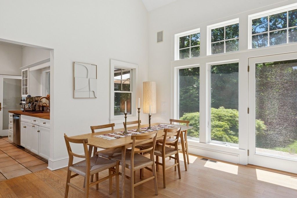 Dining room, Interior, Wood Texture Flooring