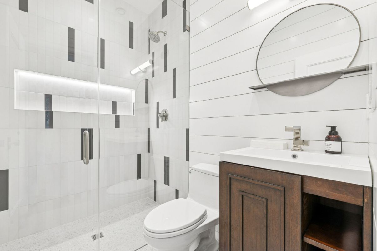 Bathroom, Glass Shower, Interior