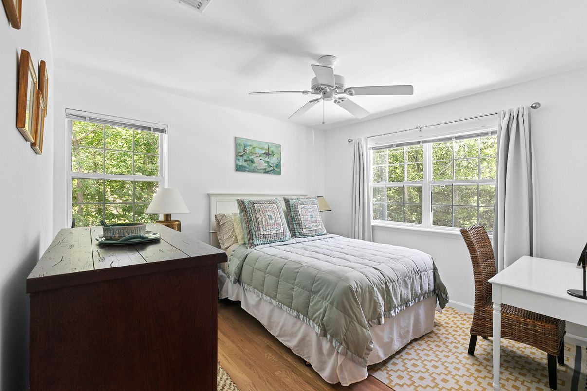 Bedroom, Home Office, Interior, Wood Texture Flooring