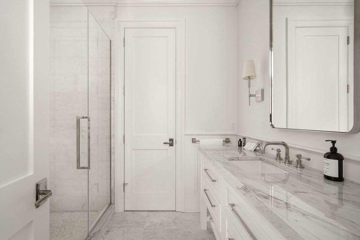 Bathroom, Glass Shower, Interior