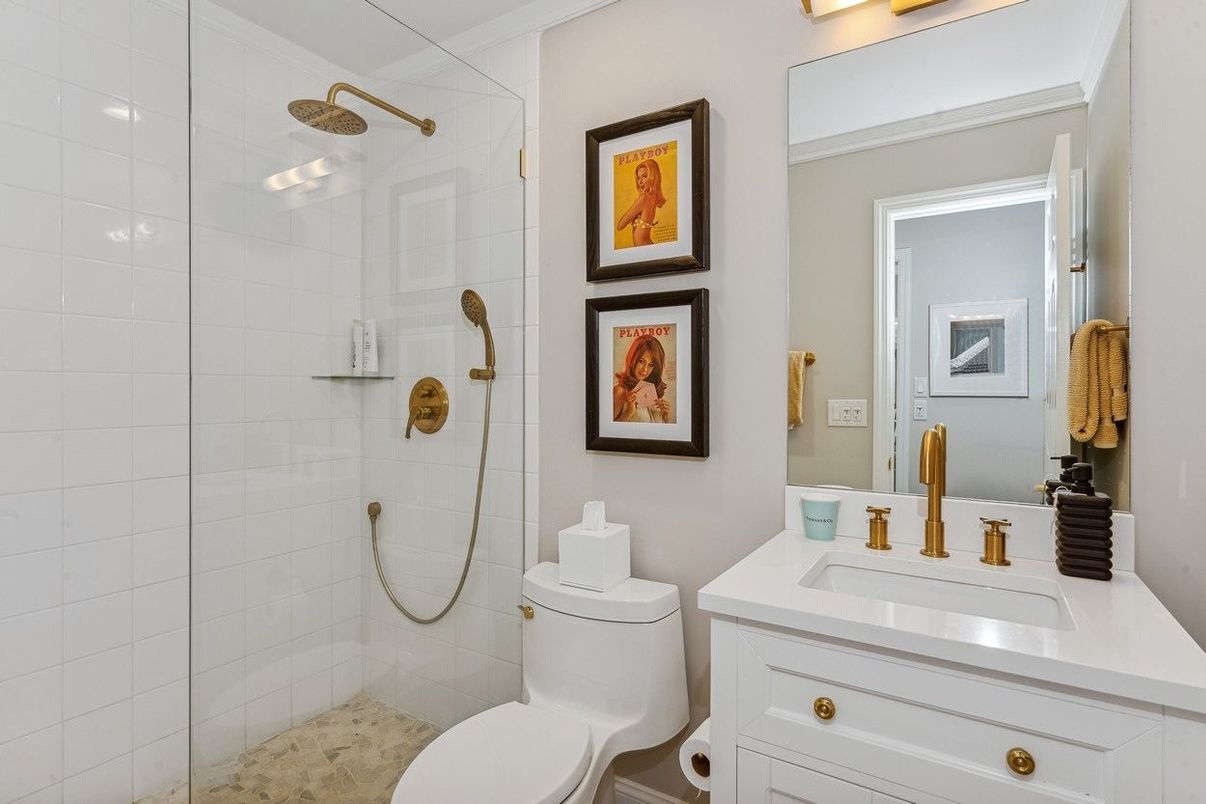 Bathroom, Glass Shower, Interior