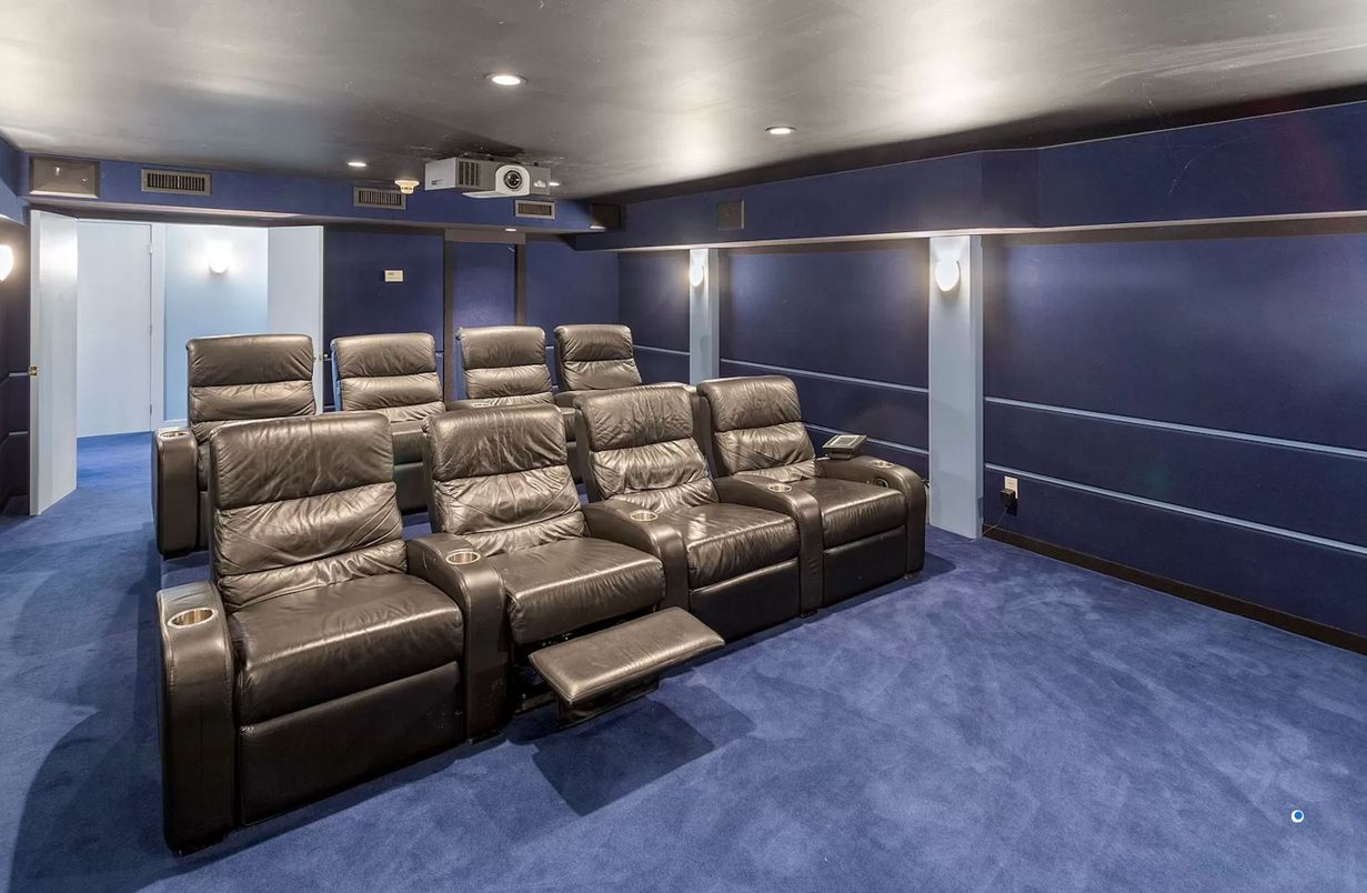 Home Theatre Room, Interior, Recessed Lighting, Theatre Room
