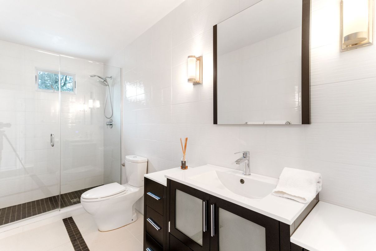 Bathroom, Glass Shower, Interior