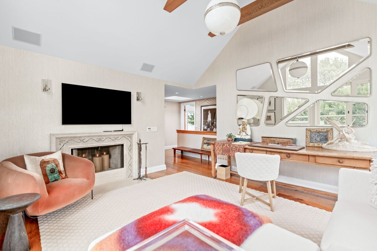 Fireplace, Interior, Living room, Wood Texture Flooring