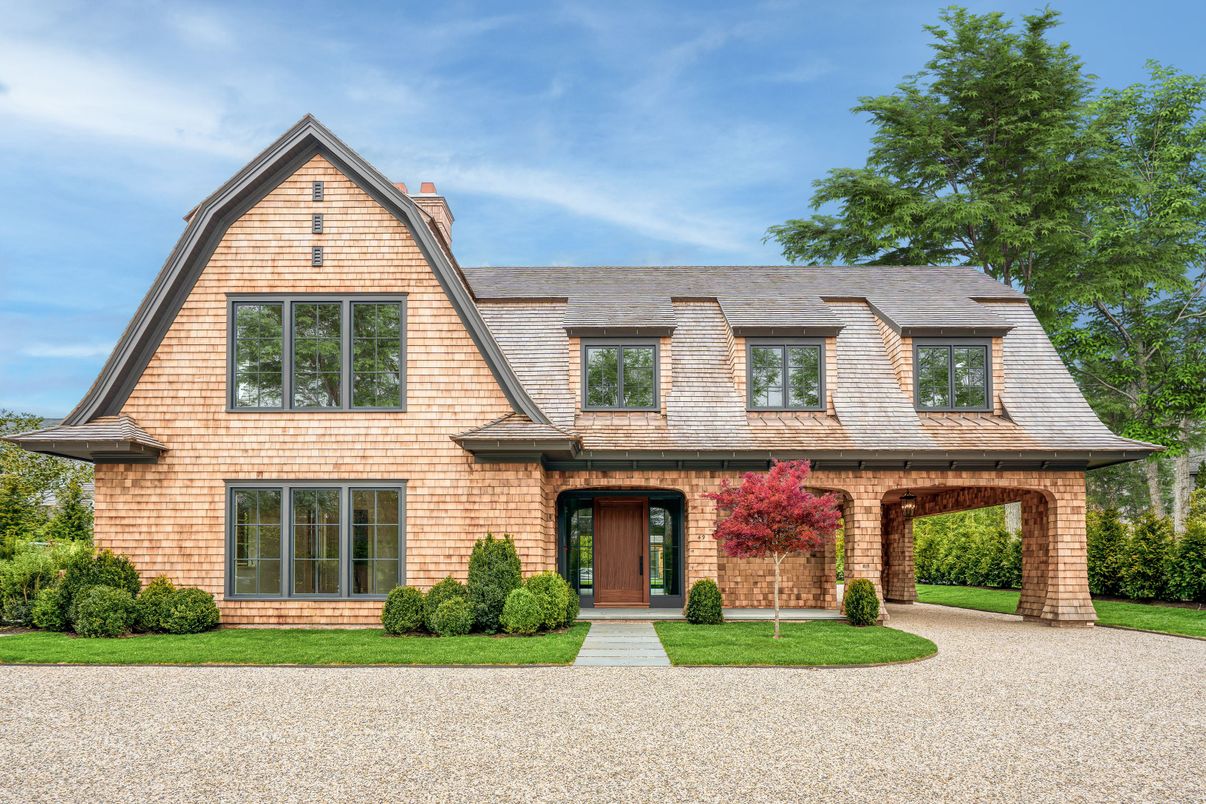 Exterior, Facade, Brick Traditional