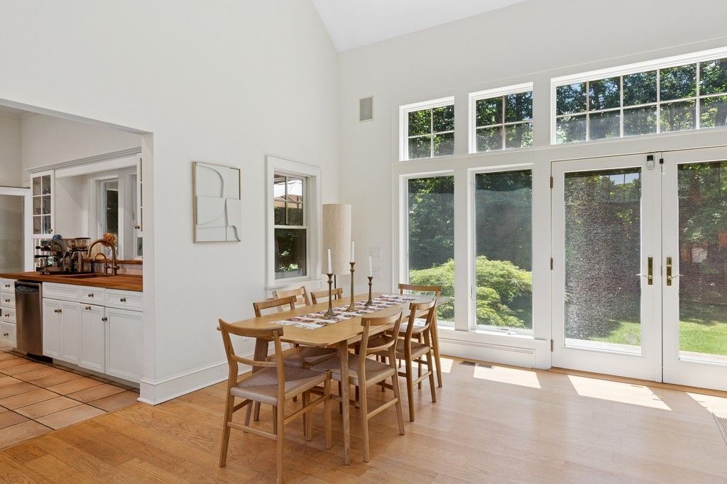 Dining room, Interior, Wood Texture Flooring