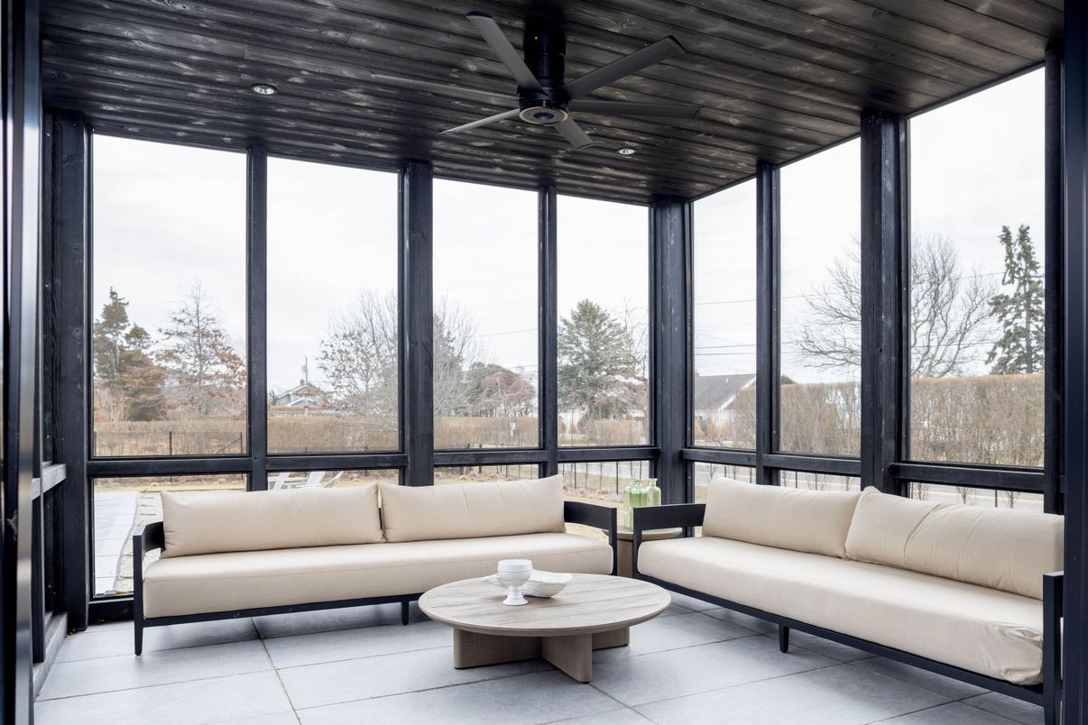 Interior, Living room, Recessed Lighting, Sun Room