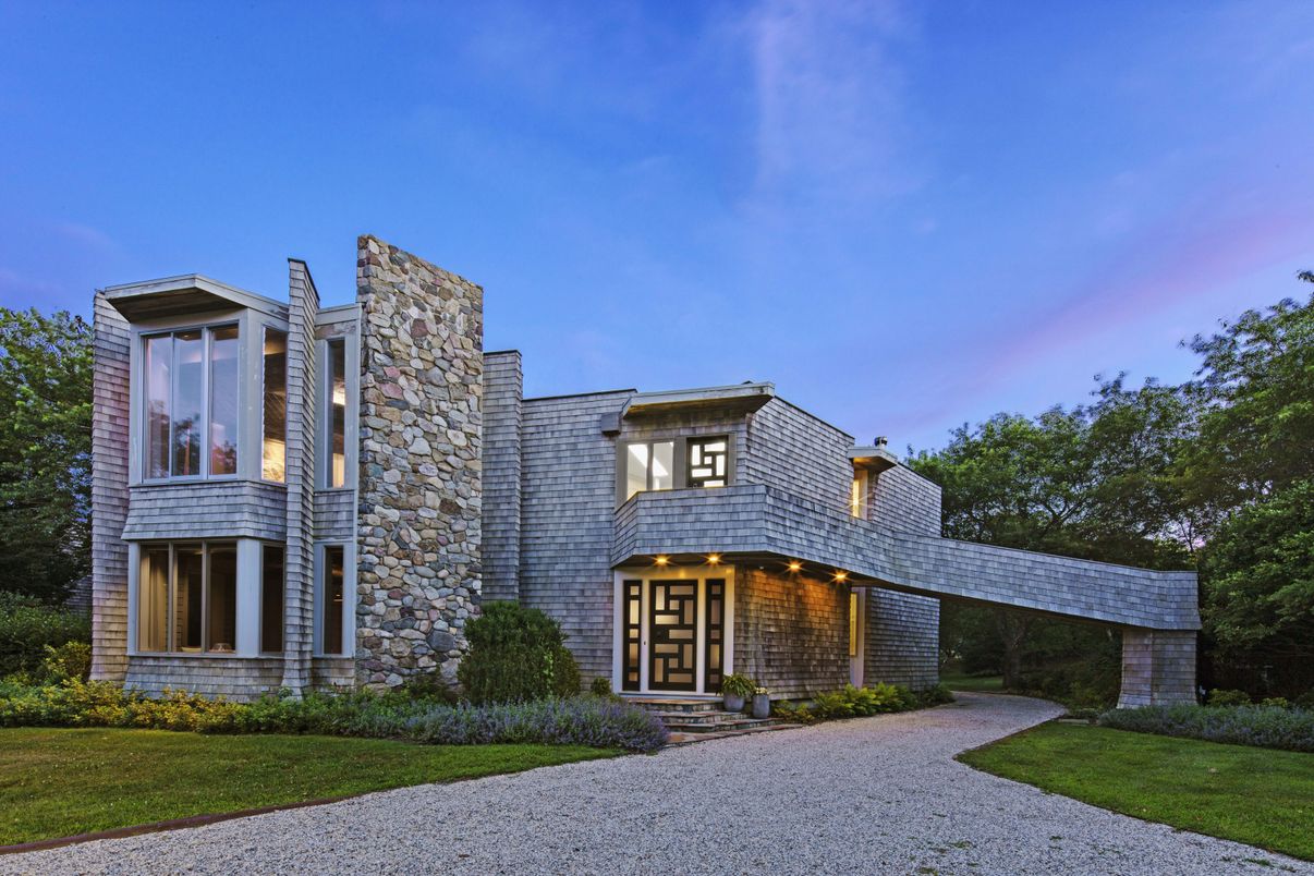 Exterior, Facade, Brick Facade, Modern