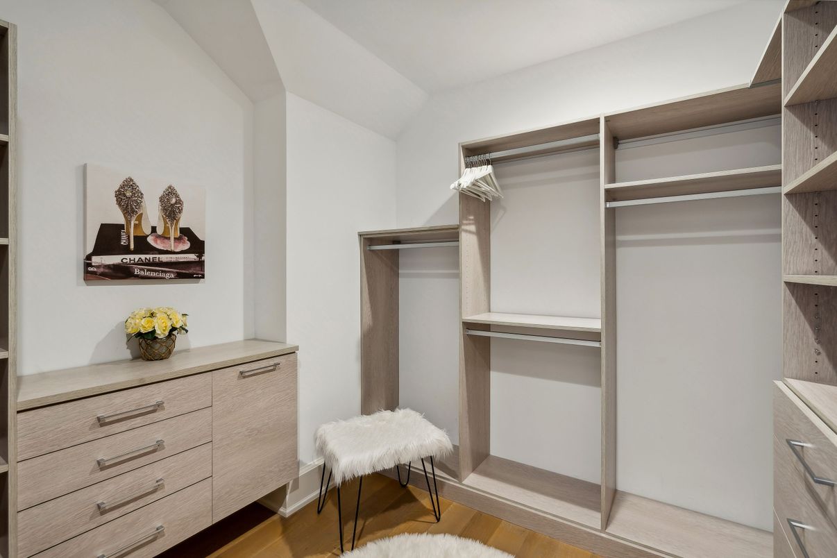 Interior, Walk-in Closets, Wood Texture Flooring