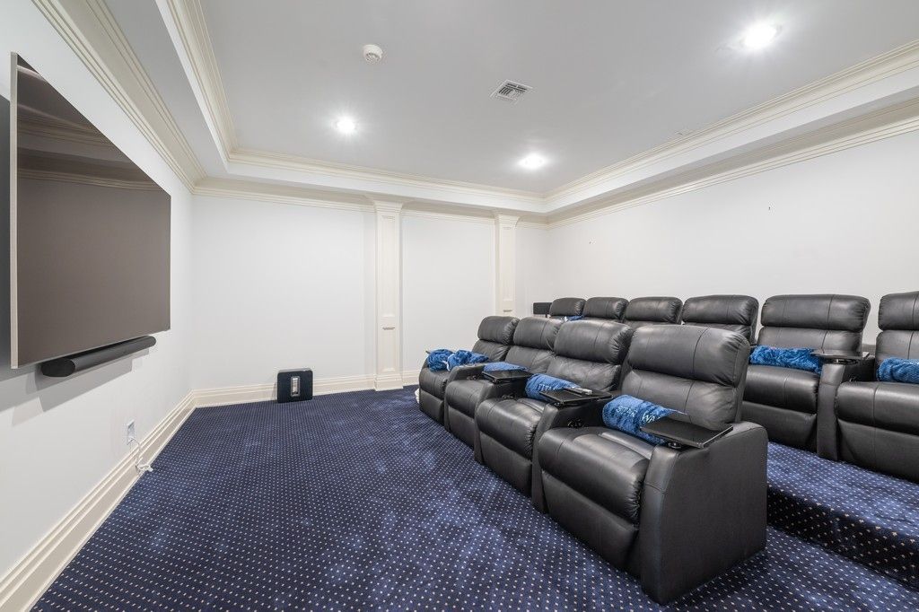 Home Theatre Room, Interior, Recessed Lighting, Theatre Room