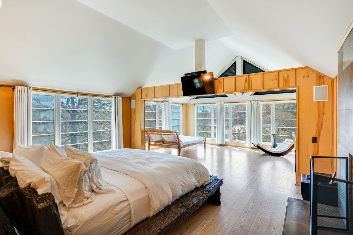 Bedroom, Interior, Wood Texture Flooring