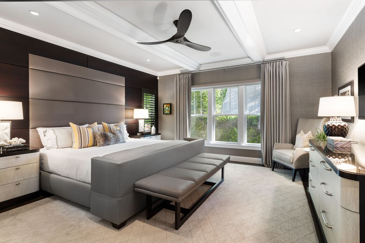 Bedroom, Interior, Recessed Lighting
