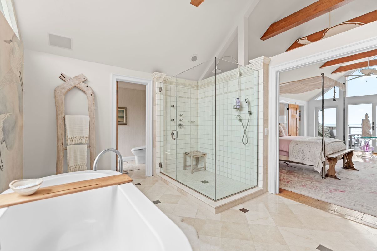 Bathroom, Bedroom, Glass Shower, Interior