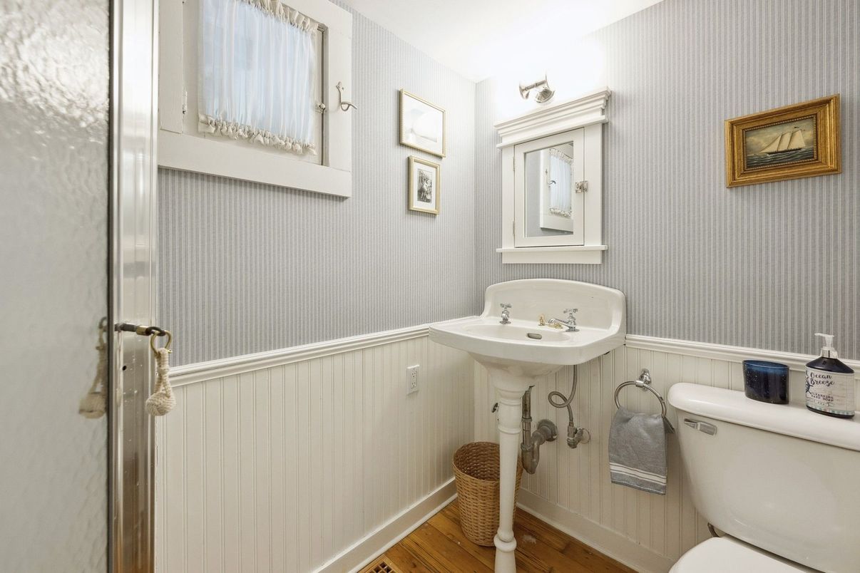 Bathroom, Interior, Wood Texture Flooring