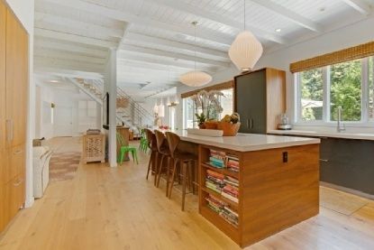Interior, Pendant Lights, Recessed Lighting, Wood Texture Flooring