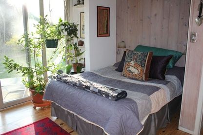 Bedroom, Interior, Wood Texture Flooring, Wooden Walls