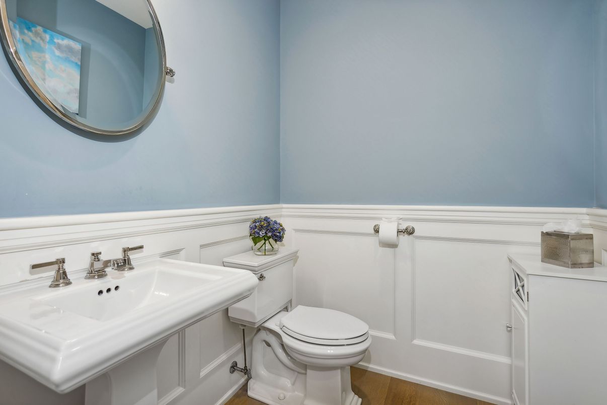 Bathroom, Interior, Wood Texture Flooring