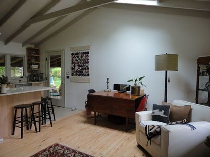Home Office, Interior, Wood Texture Flooring