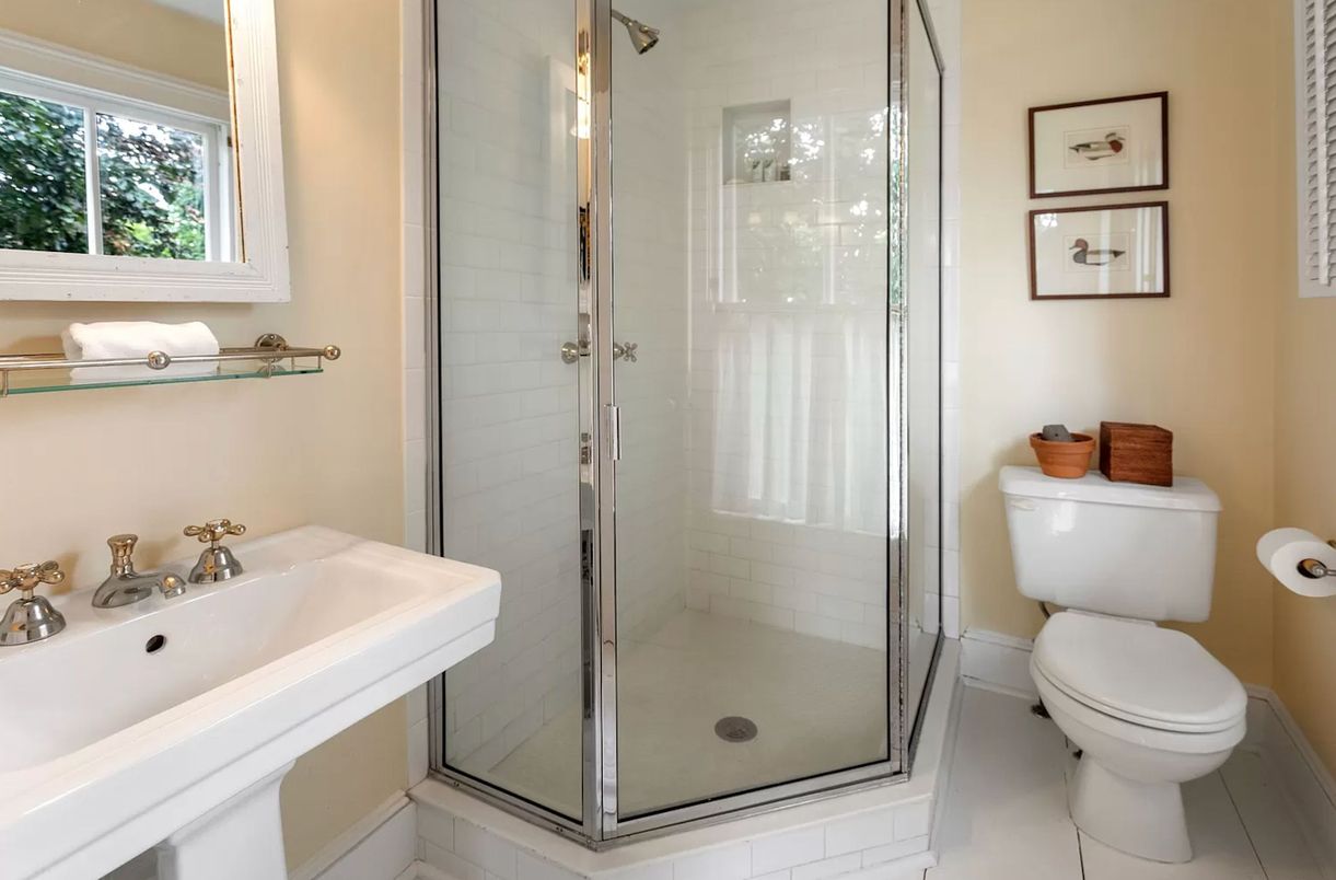 Bathroom, Glass Shower, Interior