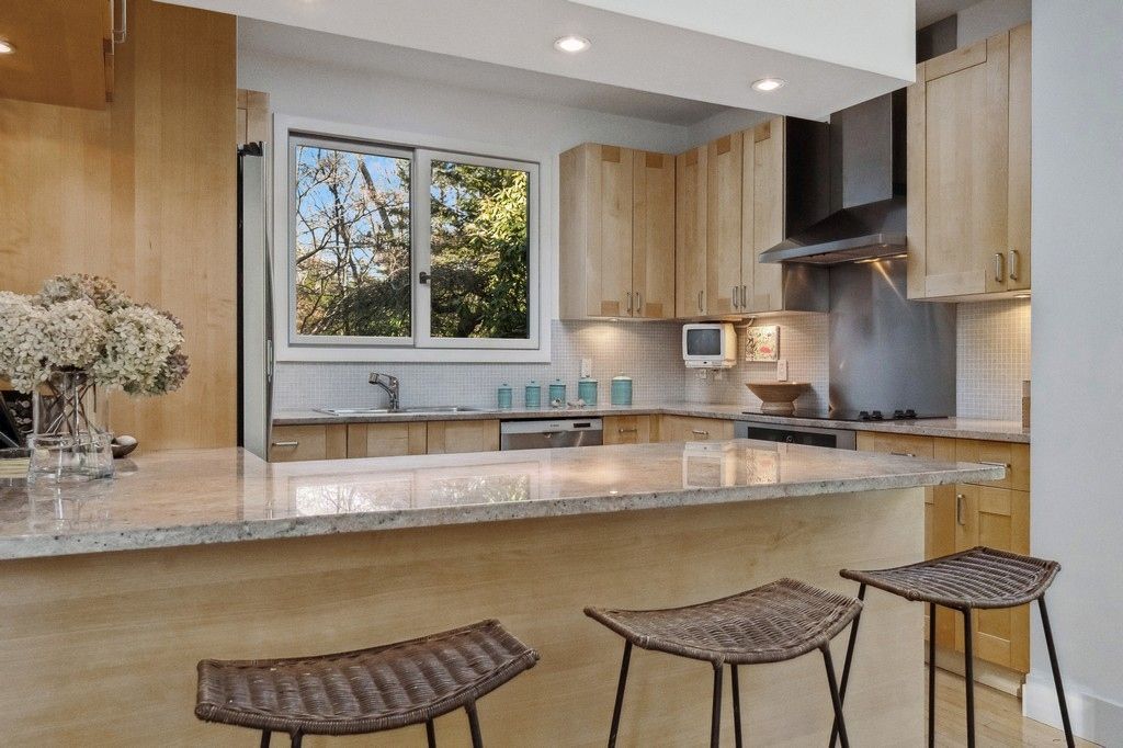 Interior, Kitchen, Recessed Lighting, Stainless Steel Appliances
