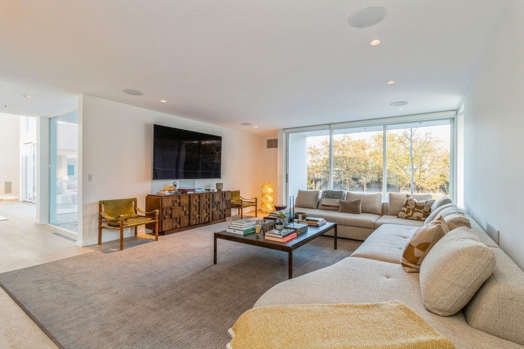 Interior, Living room, Recessed Lighting