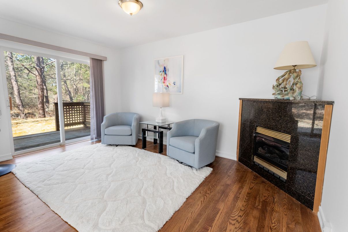 Fireplace, Interior, Wood Texture Flooring