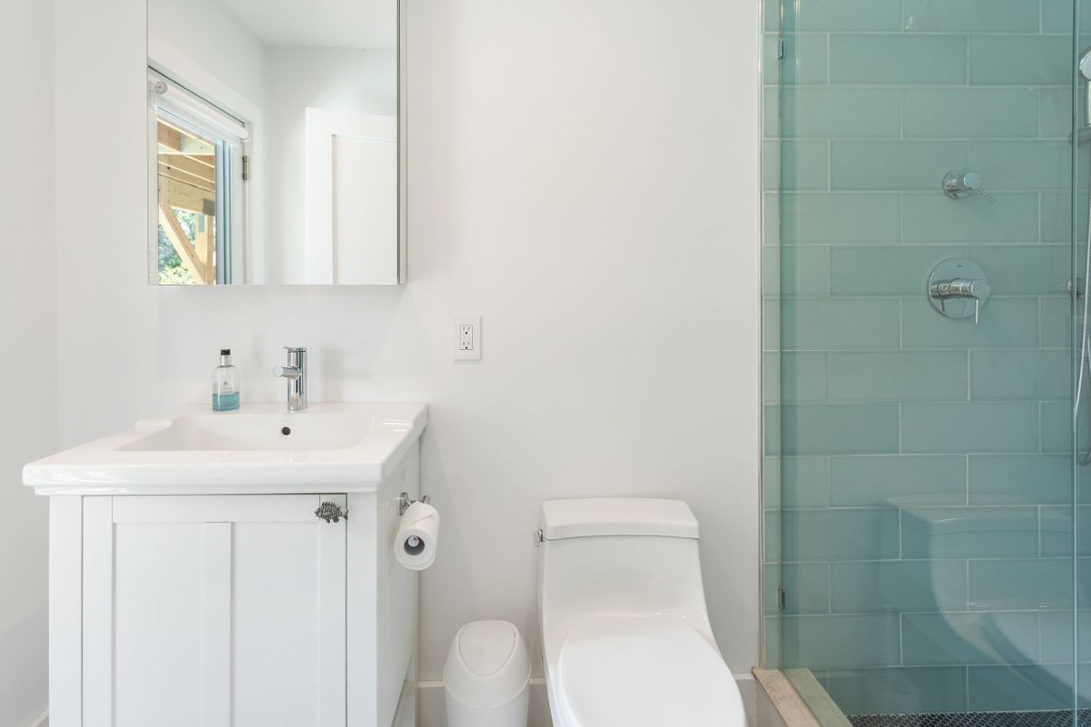 Bathroom, Glass Shower, Interior