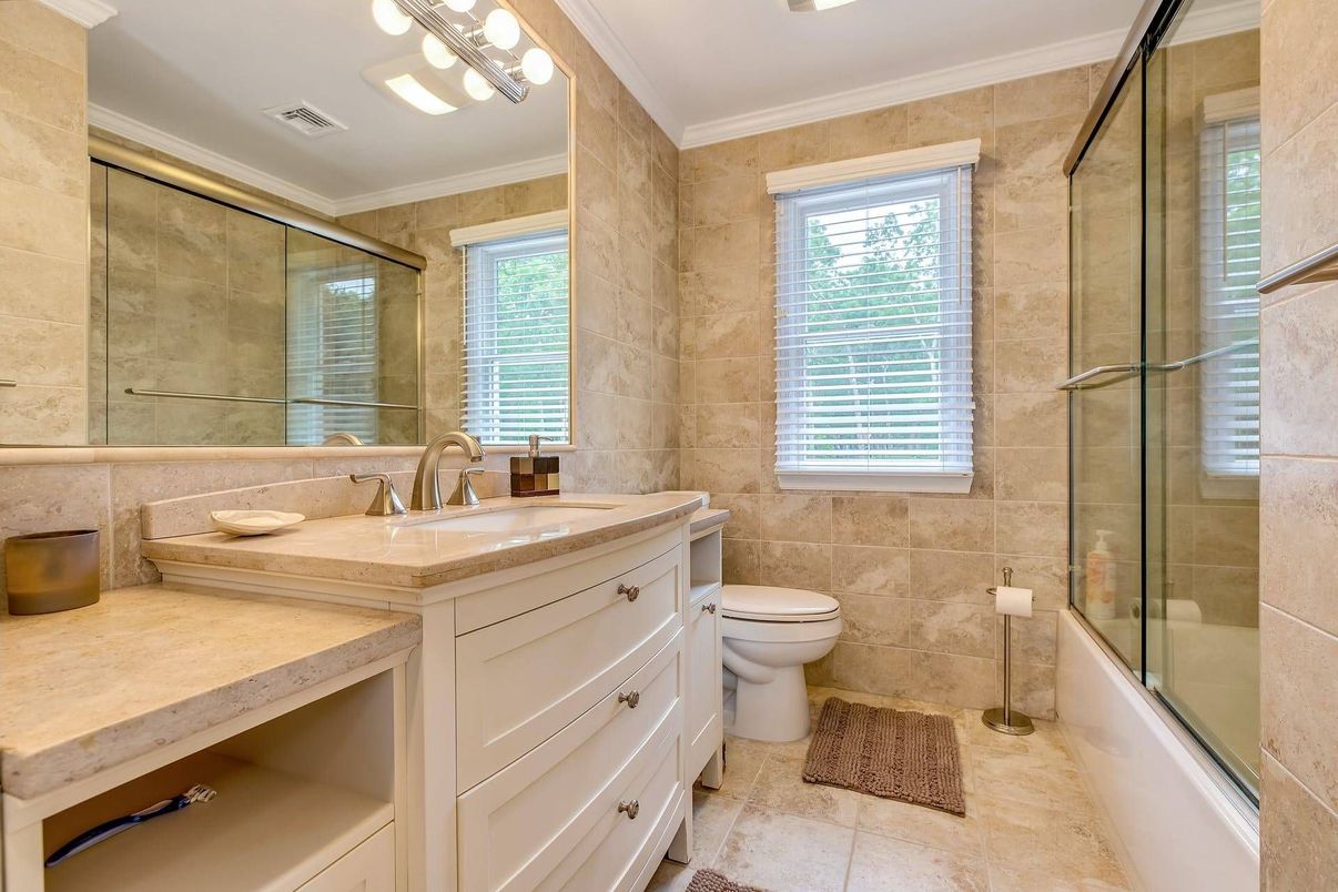 Bathroom, Glass Shower, Interior