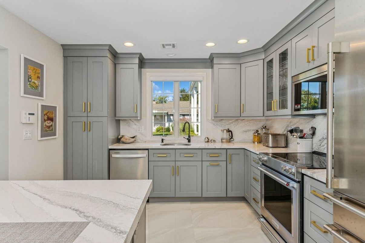 Interior, Kitchen, Recessed Lighting, Stainless Steel Appliances