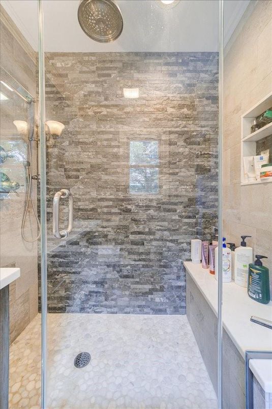 Bathroom, Glass Shower, Interior