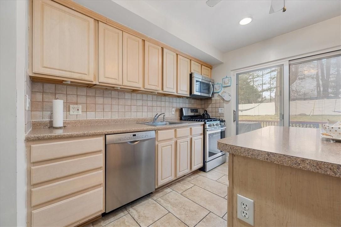 Interior, Kitchen, Recessed Lighting, Stainless Steel Appliances