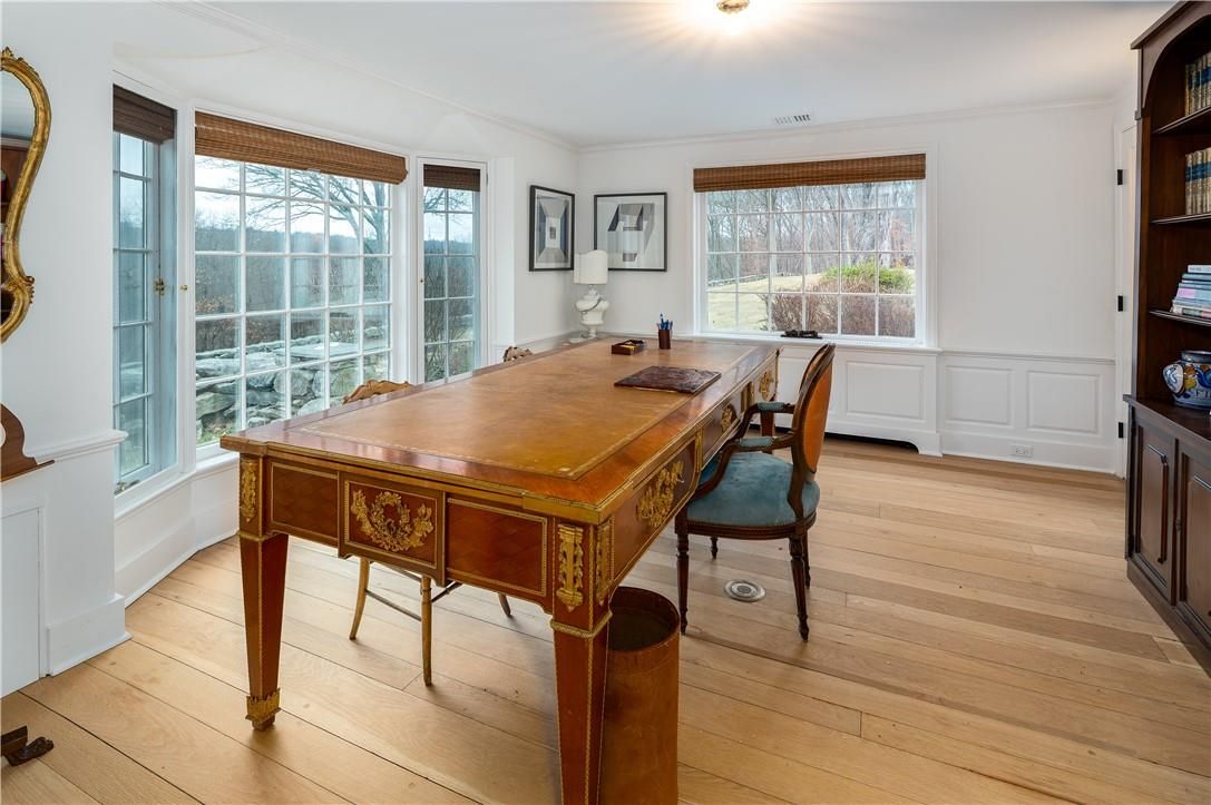 Home Office, Interior, Wood Texture Flooring