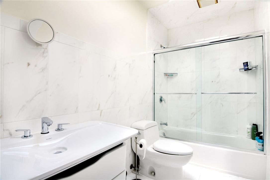 Bathroom, Glass Shower, Interior, Marble Walls