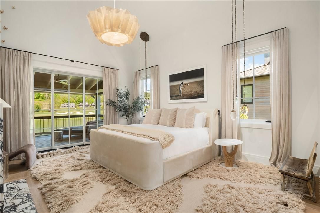 Bedroom, Interior, Pendant Lights