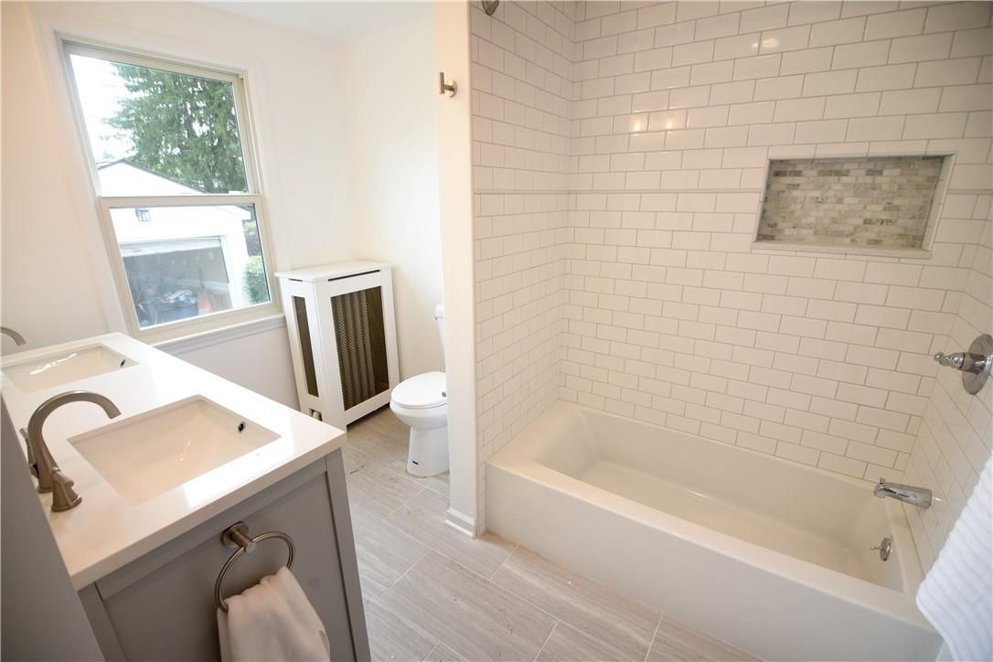 Bathroom, Dual Sink Vanities, Interior, Wood Texture Flooring