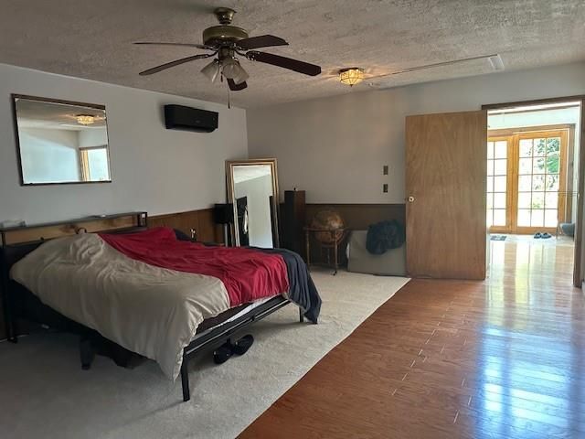 Bedroom, Interior, Wood Texture Flooring