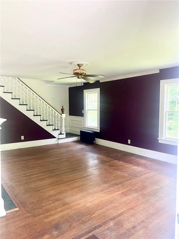 Empty room, Interior, Wood Texture Flooring