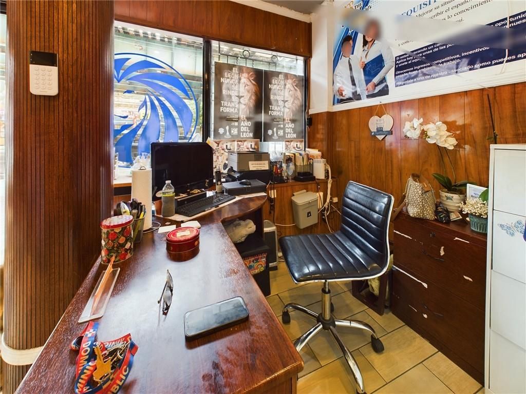 Home Office, Interior, Wooden Walls