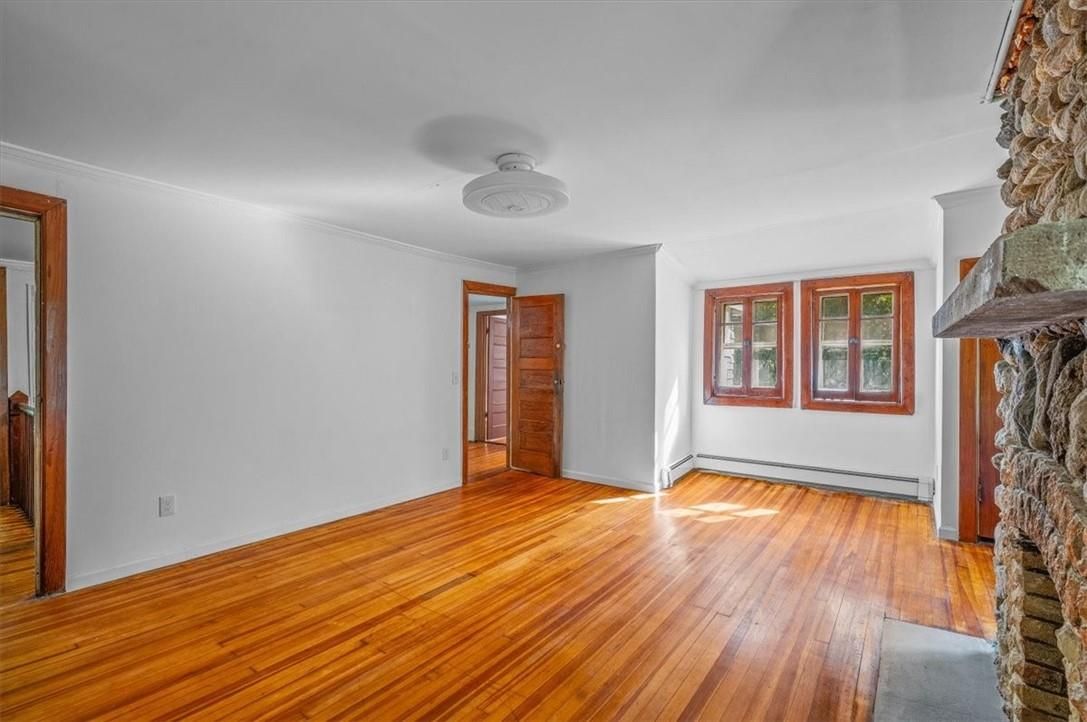 Empty room, Interior, Wood Texture Flooring