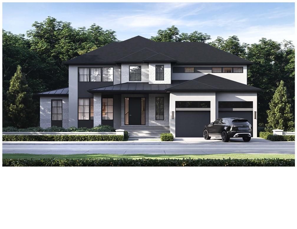 Attached, Exterior, Facade, Modern